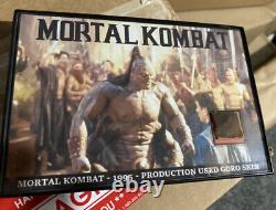 Mortal Kombat Production Goro Skin Screen Used Movie Prop Halloween Video Game