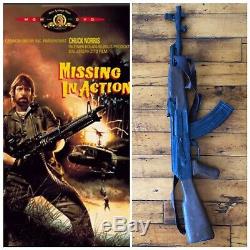 Movie Prop AK-47 Chuck Norris Missing In Action Original Film Prop Gun COA