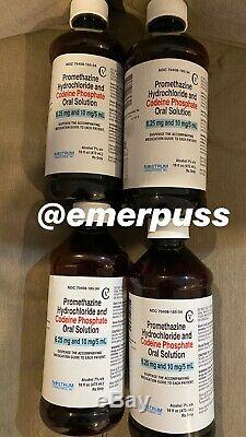 Movie Prop Lot Of 3 Empty Nostrum Promethazine With Codeine Bottles