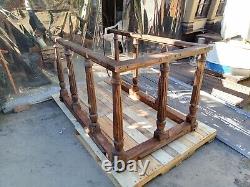 Movie Prop Pirate Ship Railing solid wood with great details