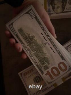 Movie Prop $ REPLICA Money $50,000.00 QTY500 $100 Bills