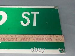 Movie Prop Street Sign Woody Allen Film With COA Elmwood Antiques