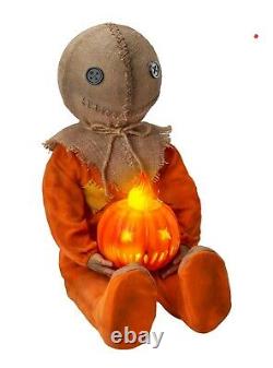 NEW Sealed SAM Light-Up Sitting Trick or Treat Doll 30 with Removable Pumpkin