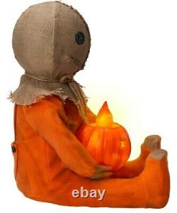 NEW Sealed SAM Light-Up Sitting Trick or Treat Doll 30 with Removable Pumpkin