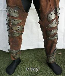 NOAH Original Movie Prop Wardrobe Medieval Leather CHAPS Armor Apocalyptic C