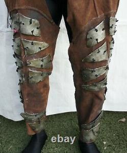 NOAH Original Movie Prop Wardrobe Medieval Leather CHAPS Armor Apocalyptic C