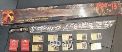 Neca 36 Jason Friday The 13th Machete Prop Signed 10x Celebrity Authentics COA