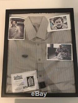 Netflix Narcos Original Screen Used Movie Props Pablo Escobar Shirt With COA