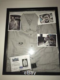 Netflix Narcos Original Screen Used Movie Props Pablo Escobar Shirt With COA