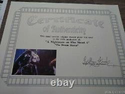 Nightmare on Elm street 4, Freddys sweater piece, movie, Prop, COA