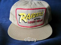 ORIGINAL RAIDERS OF THE LOST ARK CREW MEMBER HAT GEORGE LUCAS, SPIELBERG Film