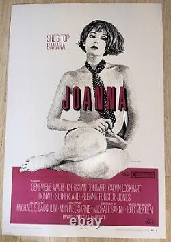 Once Upon a Time. In Hollywood Production Used Prop Joanna Movie Poster! RARE