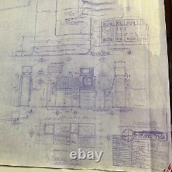 Original Crimson Tide Submarine Complete Set Filming Blueprint Set ALL LOTS