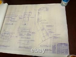 Original Crimson Tide Submarine Complete Set Filming Blueprint Set ALL LOTS