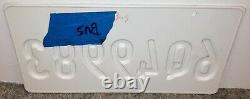 Original Fast and Furious Fast Five Movie Bus License Plate Prop SCREEN USED