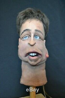 Original'Spitting Image' Puppet of Nigel Kennedy TV Satire Film Head Prop RARE