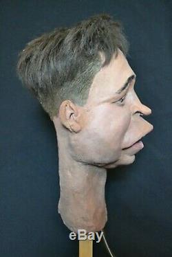 Original'Spitting Image' Puppet of Nigel Kennedy TV Satire Film Head Prop RARE