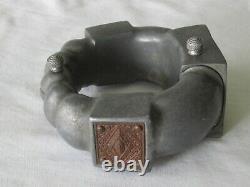 Original Vintage Metal Movie Prop Bracelet Insignia Weighs almost 2 pounds 5