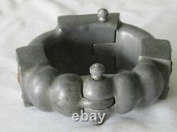 Original Vintage Metal Movie Prop Bracelet Insignia Weighs almost 2 pounds 5
