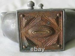 Original Vintage Metal Movie Prop Bracelet Insignia Weighs almost 2 pounds 5