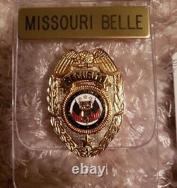 Ozark Tv Series Productin Used Missouri Belle Security Badge And ID Set. With COA