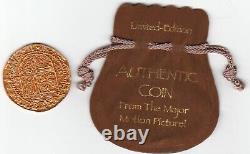PIRATES OF THE CARIBBEAN Original Movie Film Prop Gold Coin Rare Disney POTC HTF