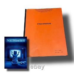 POLTERGEIST 1982 Original Script Screenplay Movie Prop Steven Spielberg Horror