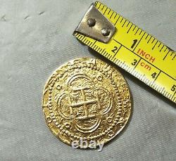 POTC The Curse Of The Black Pearl Production Used Movie Film Prop Coin Treasure