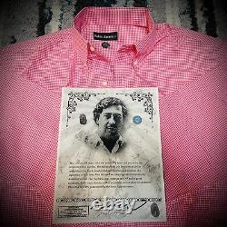 Pablo Escobar Personal Worn Shirt With COA and Notarized Medellin Colombia