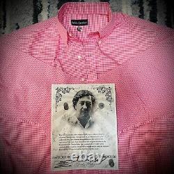 Pablo Escobar Personal Worn Shirt With COA and Notarized Medellin Colombia