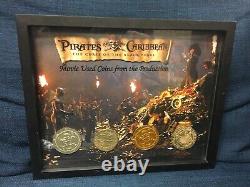 Pirates of the Caribbean Movie Used Treasure Coin SET (Johnny Depp)