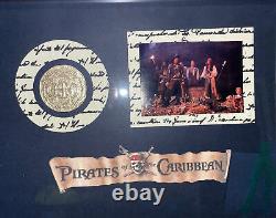Pirates of the Caribbean Screen Used Treasure Coin Custom Display