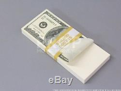 Prop Money $100s $500,000 Blank Filler Play Fake Prop Pack Movie Money