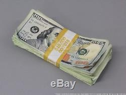 Prop Money $1,000,000 Blue Style AGED Filler Play Fake Prop Movie Money