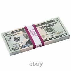 Prop Replica Money 20 Bills (1,000 pcs)