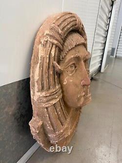 RARE Hollywood Film RKO Pictures Egyptian Cleopatra Movie Prop Wall Sculpture