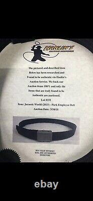 RARE Jurassic World Indominus Rex Hunters Screen Worn Belt Prop Clearly Seen COA