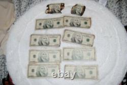 READ 1 JOKER Dark knight screen used burnt money Batman movie prop REPLICA $100