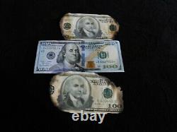 READ 1 JOKER Dark knight screen used burnt money Batman movie prop REPLICA $100