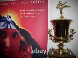 Ralph Macchio The Karate Kid 3 original movie prop replica all valley trophy