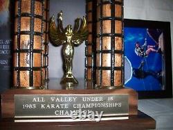 Ralph Macchio The Karate Kid 3 original movie prop replica all valley trophy
