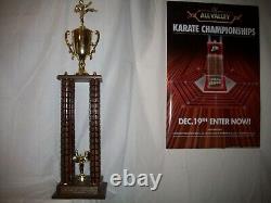 Ralph Macchio the Karate Kid movie original prop replica all valley trophy 1984