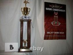 Ralph Macchio the Karate Kid movie original prop replica all valley trophy 1984