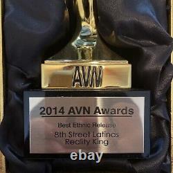 Rare 2014 AVN Award Best Ethnic Release 8th Street Latinas Reality Kings