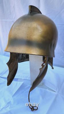 Rare Alexander movie prop costume Roman Style Greek Macedonian Armor helmet COA