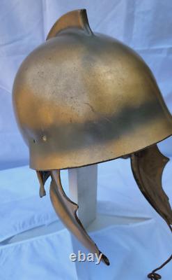 Rare Alexander movie prop costume Roman Style Greek Macedonian Armor helmet COA
