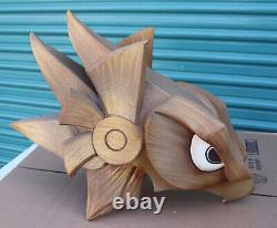 Rare Aztec Eagle Warrior Bird Head Mask Headress Movie Prop Costume Foam LARGE