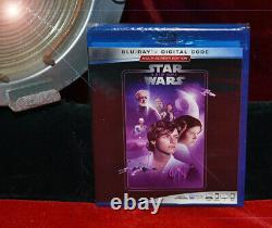 Rare DEATH STAR Screen-Used PROP STAR WARS IV, COA London Props, DVD Lit CASE
