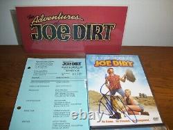 Rare Joe Dirt 1969 Charger Film-set Car Card Movie Prop, Cast List, Signed DVD