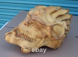 Rare Vintage Demon Devil Monster Horror Foam Head Movie Prop Display Not Painted